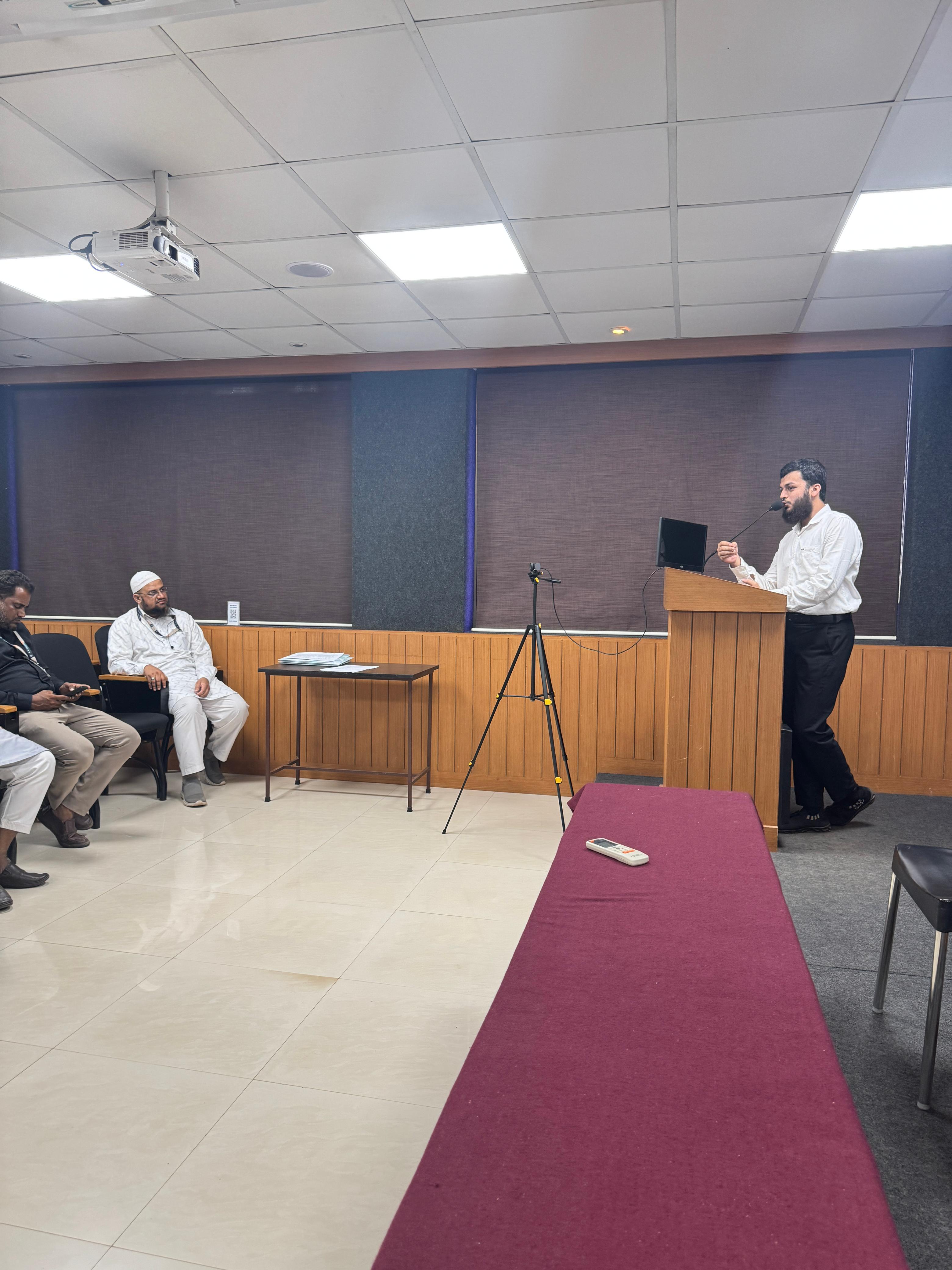 Digiscrypt speaker interacting during the event